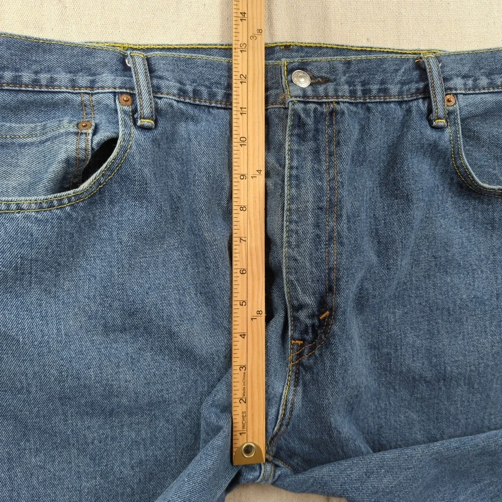 Levis Jeans Mens 42x30 Blue 517‎ Boot Cut Western Cowboy Casual American Classic
